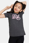 Rosaline Girls Knit Poly Top (Pack of 2) - Grey Black — thumbnail 2